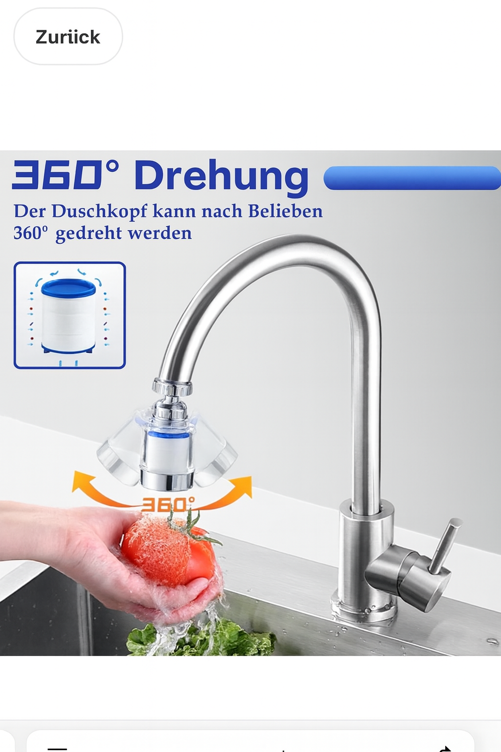 Wasserhahn Filter