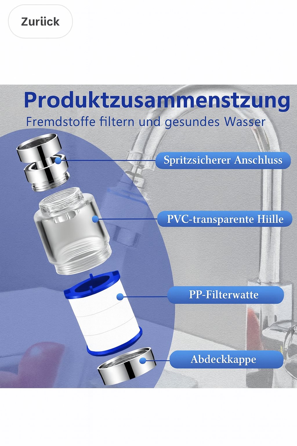Wasserhahn Filter
