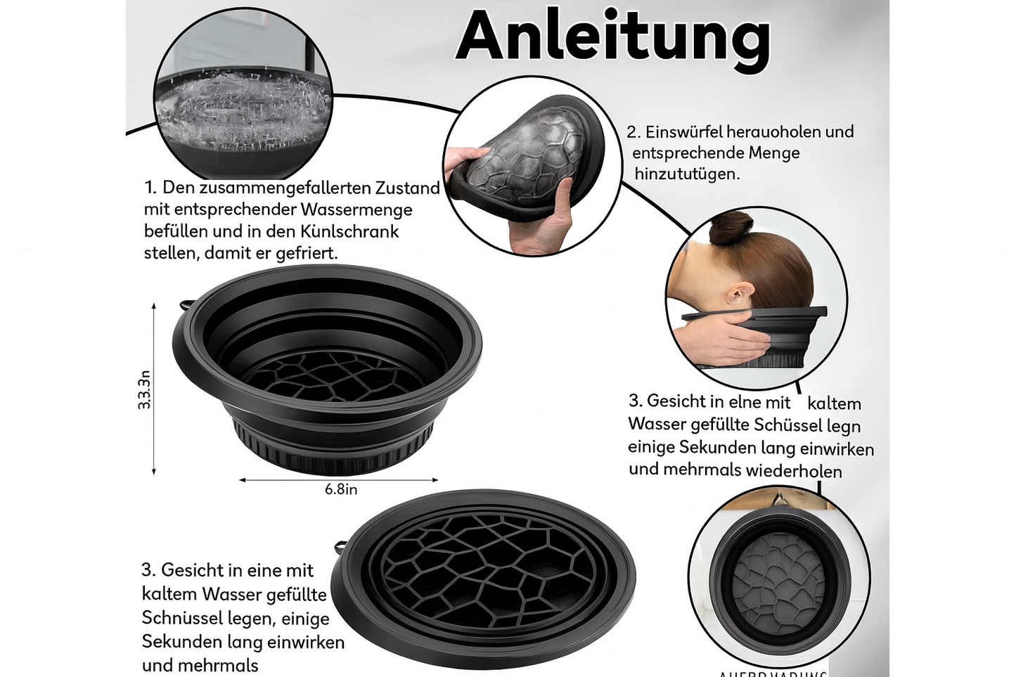 Ice bath bowl